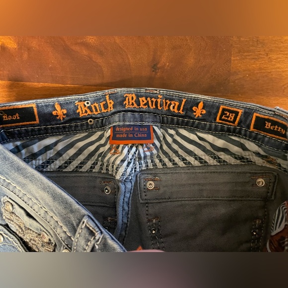 Rocket revival Betty boot cut jeans size 28 - Picture 3 of 3